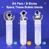 JOYYPOP 24 Pack Mini Bubble Wands for Kids Space Party Favors Astronaut Bubble Wands Summer Gifts for Boys Girls Space Theme Birthday Party view 4