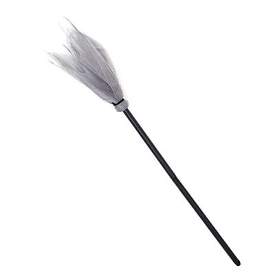 Ochine Halloween Witch Broomstick Kids Plastic Broom Realistic Wizard Flying Broom Witch Costume Cosplay Props for Halloween Decorations Haunted House Decor Party Supplies