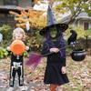 Ochine Halloween Witch Broomstick Kids Plastic Broom Realistic Wizard Flying Broom Witch Costume Cosplay Props for Halloween Decorations Haunted House Decor Party Supplies view 2