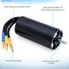 3680 Rc Boat Motor,Surpass Hobby 1500KV Brushless Motor with Cooling Set for RC Boat(1500kv) view 4