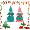 Miunana 6 Dresses for 5.3 Inch Girl Doll Christmas Clothes Dress Outfits and Christmas Hats for 11.5 Inch Girl Doll Sister 4'' Mini Clothes and Accessories view 4