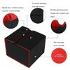 AEGIS GUARDIAN Card Deck Box with Dice Tray for MTG Cards, Commander Deck Box fit 150+ Sleeved Cards, PU Leather Card Storage Box Strong Magnet Deck Game Case for TCG CCG, Red Ineer view 2