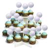 36 PCS Volleyball Cupcake Toppers Sports Ball Cupcake Picks Volleyball Game Player Birthday Cake Decoration for Sports Volleyballs Theme Baby Shower Birthday Party Decorations Supplies view 3