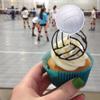 36 PCS Volleyball Cupcake Toppers Sports Ball Cupcake Picks Volleyball Game Player Birthday Cake Decoration for Sports Volleyballs Theme Baby Shower Birthday Party Decorations Supplies view 4