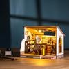 Rolife DIY Miniature House Kit Magic House, Tiny House Kit for Adult to Build, Mini House Making Kit with Furniture, Halloween for Family and Friend (Kiki's Magic Emporium) view 2