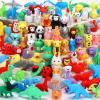 URSKYTOUS 90Pcs Animal Erasers Bulk Cute Desk Pets Kids Puzzle Erasers Take Apart Cool 3D Eraser Mini Pencil Eraser Fun Party Favors for School Supplies Classroom Rewards Easter Egg Fillers Gifts view 1