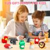 URSKYTOUS 90Pcs Animal Erasers Bulk Cute Desk Pets Kids Puzzle Erasers Take Apart Cool 3D Eraser Mini Pencil Eraser Fun Party Favors for School Supplies Classroom Rewards Easter Egg Fillers Gifts view 2