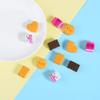 Cookie Erasers for Kids, 12 Pieces 3D Cute Food Puzzle Mini Biscuit Eraser, Cool Fun Take Apart Desk Pet Erasers for Girls view 4