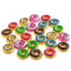 Donut Erasers for Kids, 24 Pieces 3D Cute Food Puzzle Mini Eraser, Cool Fun Take Apart Desk Pet Erasers for Girls view 1