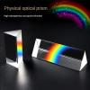 Prisms & Kaleidoscopes Triangular Prism Optical Seven-Color Light Photo Props Crystal Lighting Science Classroom Optics Kits view 4