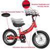 OHIIK Balance Bike 2 in 1 for Kids 3 4 5 6 7 Years Old,Balance to Pedals Bike,12 14 16 inch Kids Bike,with Pedal kit,Training Wheels,Brakes (14 inch, Pink) view 3