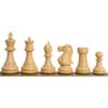 3" Professional Staunton Chess Pieces Only Set- Weighted Ebonized Boxwood view 2