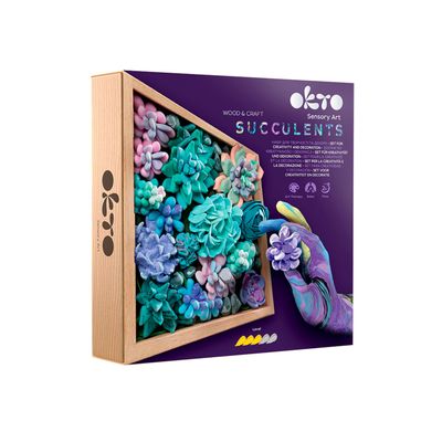 OKTO Clay Tendernes Foam Paint Set, 10010, Multi-Colour, One Size