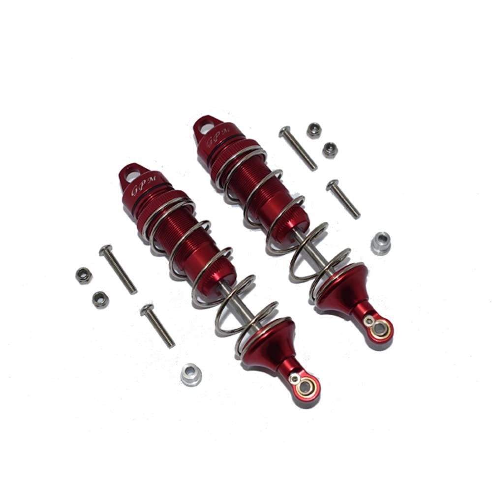 GPM for LOSI 1/10 LASERNUT Tenacity Ultra 4 Rock TACER-LOS03028 Aluminum Alloy Thick Spring and Suspension Needle Midpoint 101mm Rear Shock