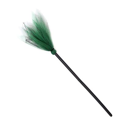 Ochine Halloween Witch Broomstick Kids Plastic Broom Realistic Wizard Flying Broom Witch Costume Cosplay Props for Halloween Decorations Haunted House Decor Party Supplies