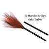 Ochine Halloween Witch Broomstick Kids Plastic Broom Realistic Wizard Flying Broom Witch Costume Cosplay Props for Halloween Decorations Haunted House Decor Party Supplies view 4