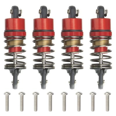 HOBOHY 52MM RC Oil Shock Absorber Damper Kit for Tamiya RC Car TT01 TT02 M03 M04 M05 M06 1/10 RC Car Chassis Upgrades Parts (Red)