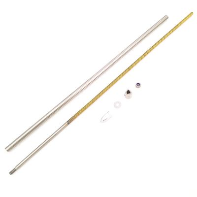 RC Boat Flexible Shaft 4.76mm 3/16" 350mm Left Hand for RC Speed Racing Boat Yacht Mono Vee/Oval Boat CAT (1set Left Hand)