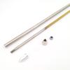 RC Boat Flexible Shaft 4.76mm 3/16" 350mm Left Hand for RC Speed Racing Boat Yacht Mono Vee/Oval Boat CAT (1set Left Hand) view 4