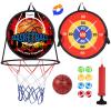 14" Dart Board, Basketball Hoop for Kids Toddlers, Sports & Outdoor Play Toys, Kids Boy Toys, Birthday Gift Toy for 3 4 5 6 7 8 9 10 11 12 Year Old Boys Girls, Easter Gifts Party Favors view 1