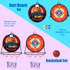 14" Dart Board, Basketball Hoop for Kids Toddlers, Sports & Outdoor Play Toys, Kids Boy Toys, Birthday Gift Toy for 3 4 5 6 7 8 9 10 11 12 Year Old Boys Girls, Easter Gifts Party Favors view 3