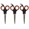 3 Scissors Set 5.5" Multipurpose Cutting Shears Office School Craft Comfort Grip view 1