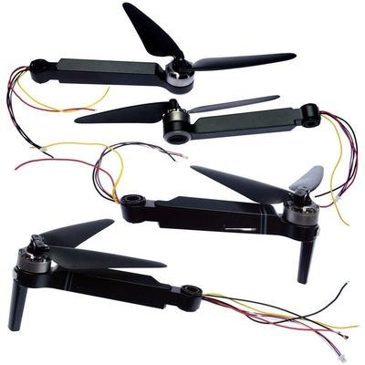 Drone accessories For SJR/C F11 Pro 4K Spare Parts Cover Legs Arm Propeller Blades Body Shell for SJR/C F11 Pro 4K Gimbal Camera RC Quadcopter Drone Accessories replaceable ( Color : 4pcs Arms )