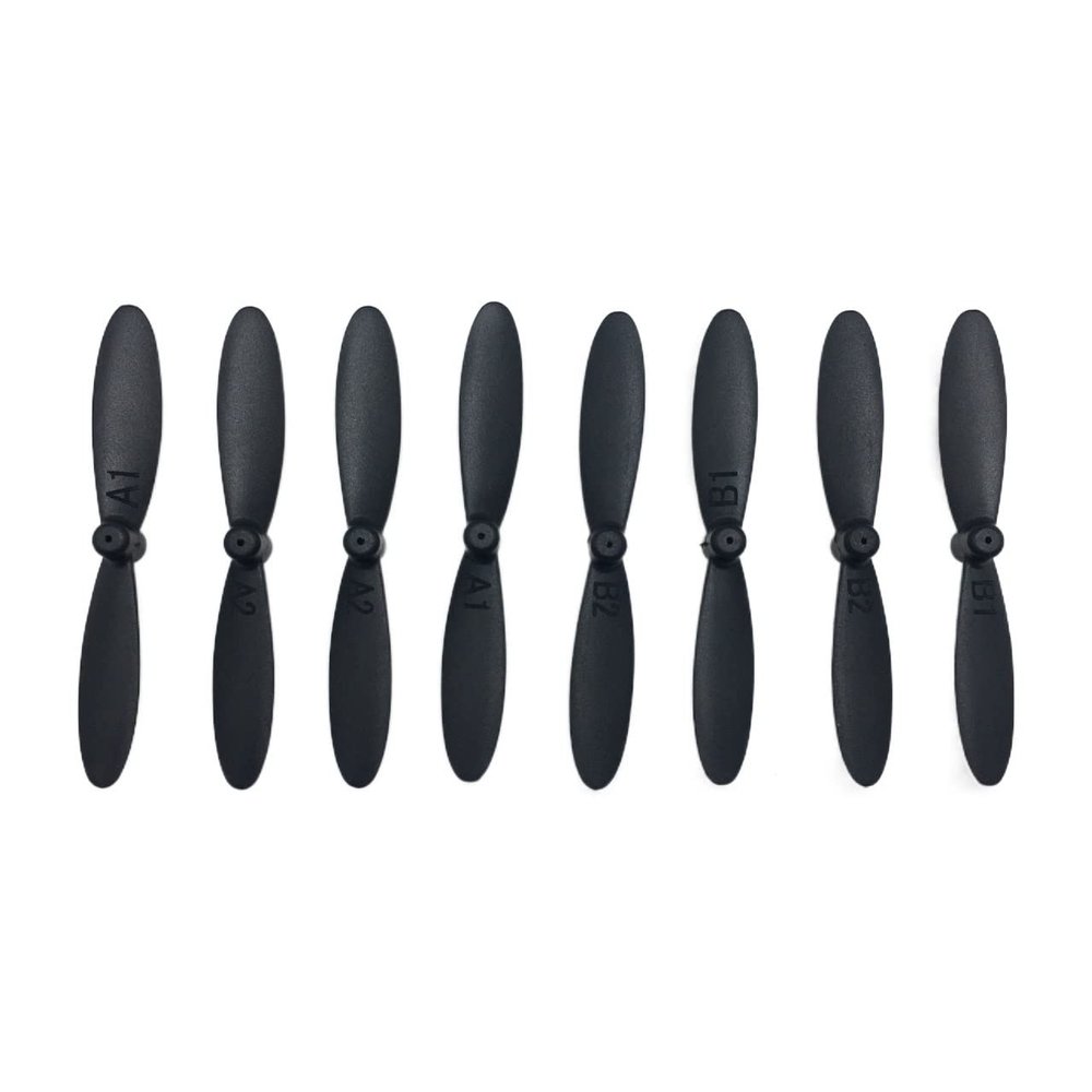 KEYESMINER Drone Accessories for 4D-V9 Mini Quadcopter Spare Parts Propeller Wings Props Blades RC Drone 4D-V9 Mini Quadcopter Accessories Replaceable (Color : 8pcs)
