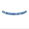 A Wackadoo Birthday banner - Kids Birthday, Happy Birthday, Puppy Theme Party, Bluey theme birthday party Hanging letter sign (Customizable) view 1