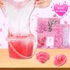 Premade Peach Pink Jelly Cube Glimmer Crunchy Crystal Slime, Includes 6 Sets of Add-ins, Sensory and Tactile Stimulation, Stress Relief, Party Favors for Girls & Boys view 3