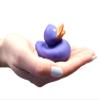 Cool Rubber Ducks (2") Standard Size. (12 Pack) Cute Duck Bath Tub Pool Toys. (Solid Color Rubber Duckies) view 2