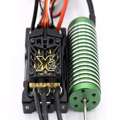 Castle Creations Mamba Micro X2 1/18 Scale ESC w/0808-8200Kv Brushless Motor, Black