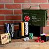 Klbs Titan LSO Poker Set, Tactile Box Contains The Ultimate Poker Set - Playing Cards, Poker Chips Set & More, Case and Set Also for Texas Holdem, Blackjack Plus, Groomsmen Gifts for Men (with Dice) view 1