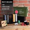 Klbs Titan LSO Poker Set, Tactile Box Contains The Ultimate Poker Set - Playing Cards, Poker Chips Set & More, Case and Set Also for Texas Holdem, Blackjack Plus, Groomsmen Gifts for Men (with Dice) view 2