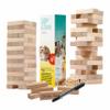 Wooden Tower Stacking Blocks Game - 48 Pieces - Tumbling Tower Toy for Kids & Adults - Classic Family Game view 1