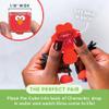 Glo Pals x Sesame Street Water-Activated Light-Up Cubes for Sensory Play (Elmo - Cubes with Character) view 4
