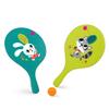 B. toys  Bounce & Play Paddle Set  Sports & Outdoor  Paddle Ball Game  2 Colorful Paddles & 1 Ball  Active Play for Kids, Toddlers  3+ Years view 1