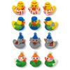 Cool Rubber Ducks (2") Standard Size. (12 Pack) Cute Duck Bath Tub Pool Toys. (Carnival Themed Rubber Ducks) view 2