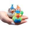 Cool Rubber Ducks (2") Standard Size. (12 Pack) Cute Duck Bath Tub Pool Toys. (Carnival Themed Rubber Ducks) view 3
