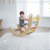 Avenlur Bailis Ultimate 3-in-1 Playset for Kids - Seesaw, Climbing Arch and Rocker - Waldorf and Montessori Climbing Toy for Children 2-6 Years - Toddler Climbing Toys (Colored) view 1