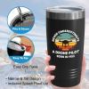 1953 Birthday Black Tumbler 20oz, drone pilot born in 1953 - Drone Pilots Aviation RC Quadcopter Operator Airline Turning 69 69th Birthday Born in 1953 view 4
