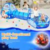 3 in 1 Kids Play Tent with Play Tunnel, Ball Pit, Toddler Pop Up Playhouse Toy for Baby Indoor Outdoor view 3