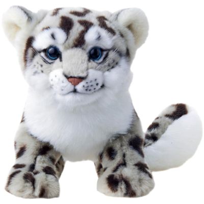 keaiart-ly Lifelike Snow Leopard Plush Toy, Cute Snow Leopard Stuffed Animals Toys Doll, Soft Plush Stuffed Animal Plushie, Original Design Toy