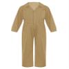 Jhaoyu Kids Boys Mechanic Coverall Cotton Long Sleeve Cargo Jumpsuit Casual Daily Wear Khaki 14 Years view 1