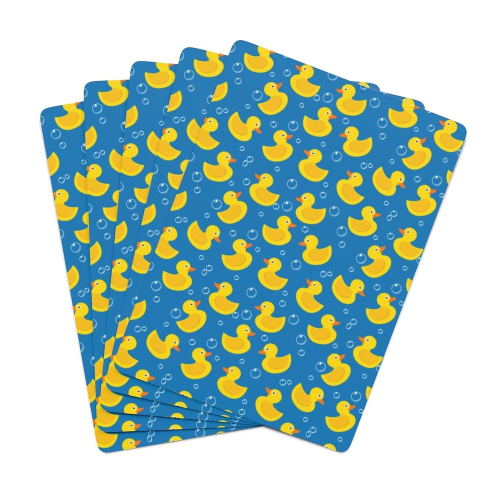 Brian Bula Rubber Duck Playing Cards Unique Poker Cards with Cute Rubber Duckings