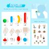 TOKBLOK Magnetic Blocks for 3 Years Old Girls Boys Magnetic Building Sticks Preschool Educational Learning STEM Toys Toddler Montessori Magnet Toys Kids Gift - 76Pcs Starter Set view 4