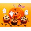 24 Pack Glitter Ghost Cupcake Toppers - Baby Shower Cupcake Toppers Decor Gender Reveal Party Decorations (Pink) view 2