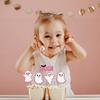 24 Pack Glitter Ghost Cupcake Toppers - Baby Shower Cupcake Toppers Decor Gender Reveal Party Decorations (Pink) view 3