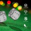 Festival Dice 5 Pcs 6 Sided Dice 18mm Set Small Dices with Case for Poker Party Game Simple Small Dices view 4