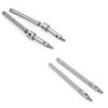 MORLORDY Stainless Steel Front and Rear Axle Shaft Steering CVD Set for 1/24 RC Crawler Car SCX24 Upgrades view 1